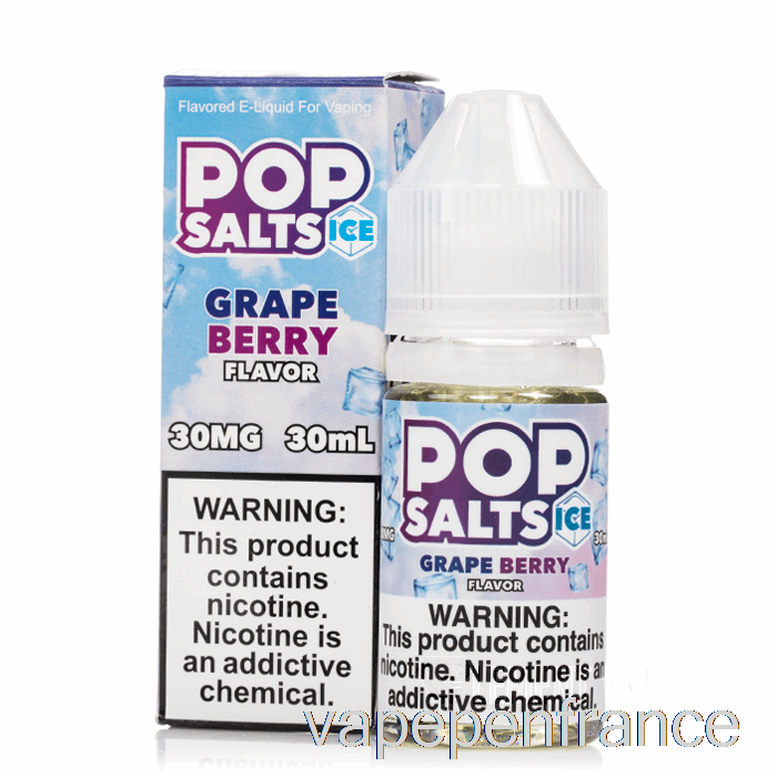 Baie De Raisin De Glace - Sels Pop - Stylo Vape 30 Ml 50 Mg